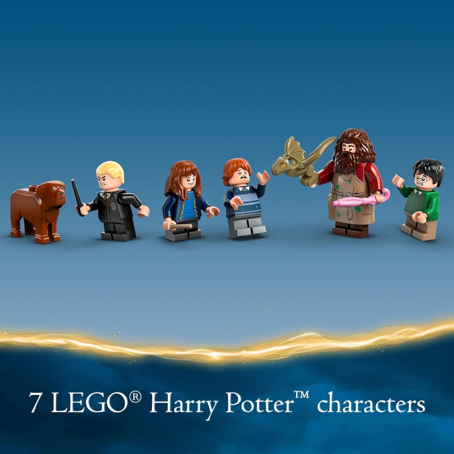 LEGO Harry Potter choza de Hagrid: una visita inesperada - Juguete de Harry Potter para niños y niñas a partir de 8 años - Juguetes de construcción para niños con casa para construir, 7 minifiguras y