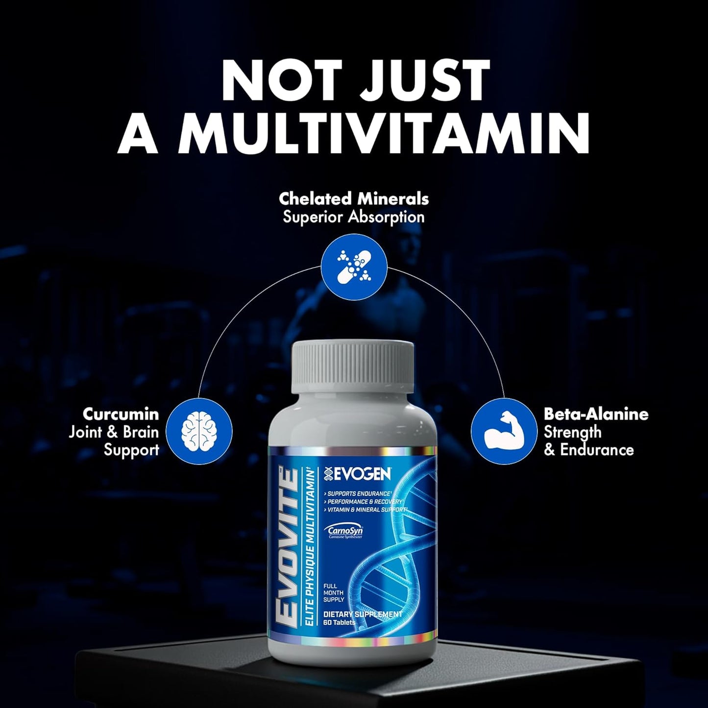 Evogen Evovite | Multivitamínico deportivo de élite estimulante inm...