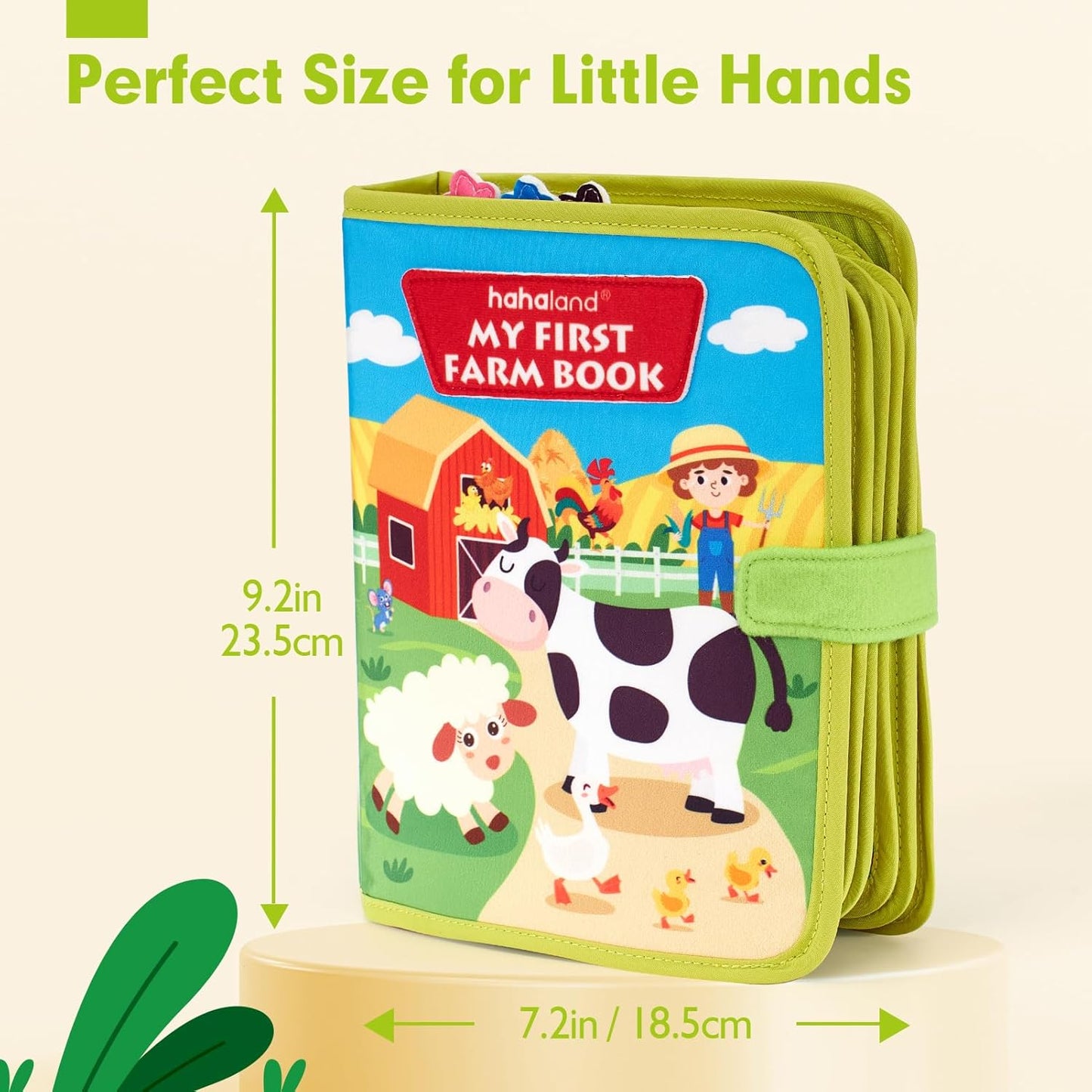 hahaland Libro de actividades para niños pequeños de 1 a 3 años, tablero de actividades Montessori Toys para niños de 1, 2, 3, 4 años, regalo de cumpleaños, libro de actividades silencioso 20 en 1 con
