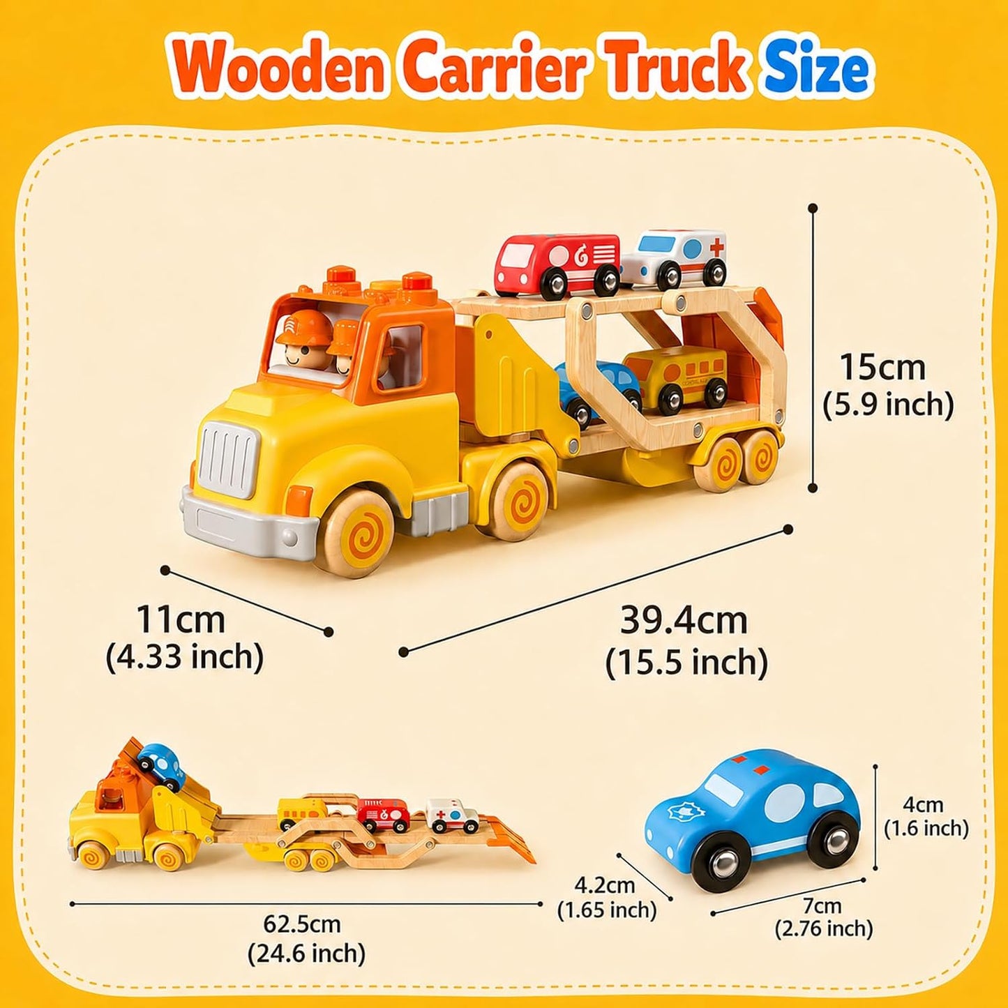 Juguetes de autos para niños pequeños de 2, 3, 4, 5 años, juguete d...