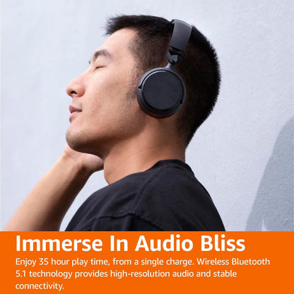 Auriculares Bluetooth Amazon Basics inalámbricos con micrófono, sob...