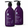 Luseta - Juego de champú y acondicionador morado para cabello rubio...