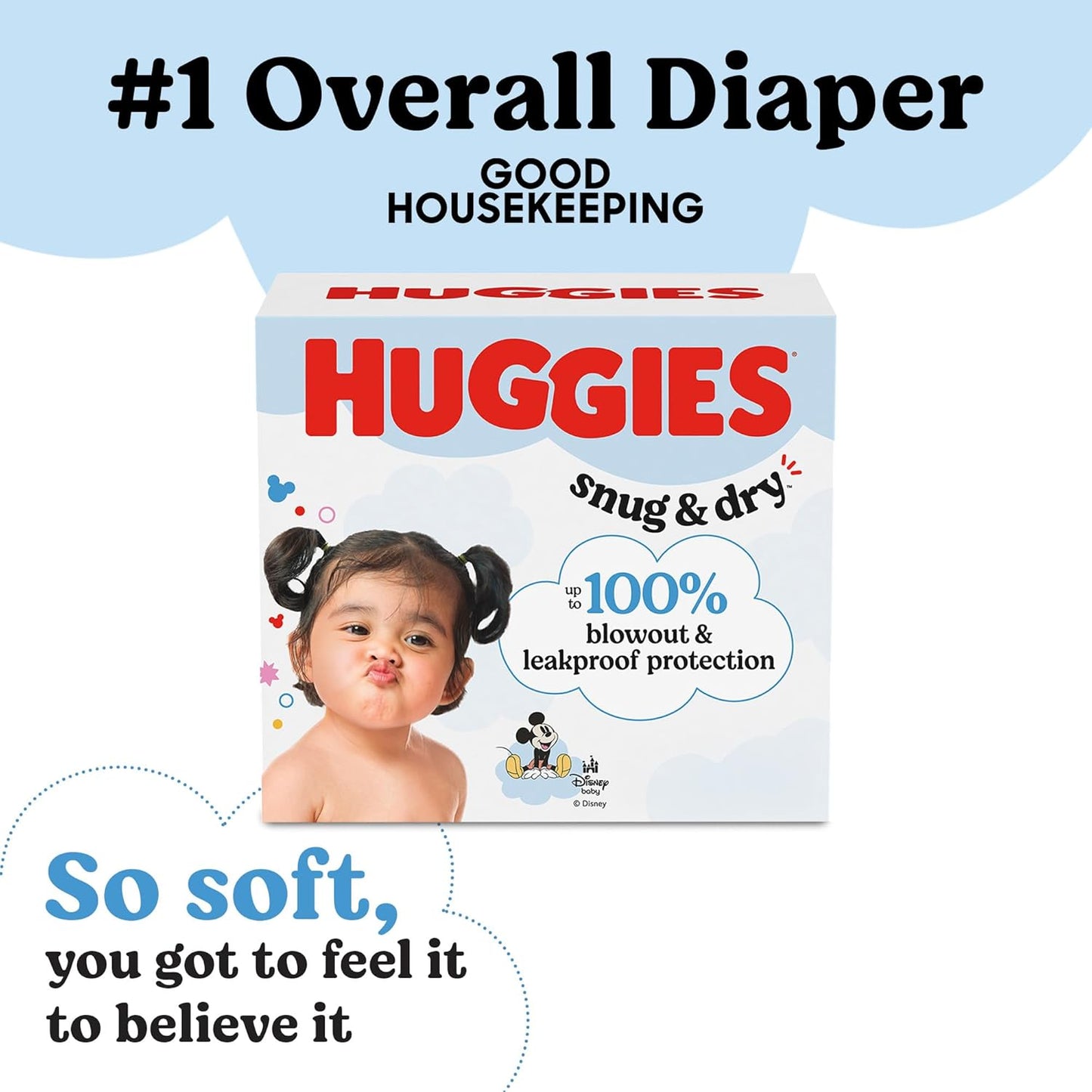 Huggies Pañales de tamaño 3, pañales para bebé Snug &amp; Dry, tall...