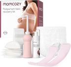 Momcozy Kit de Elementos Esenciales para Recuperación Posparto, Kit de Cuidado para Mamá en Trabajo de Parto y Parto, Ropa Interior Desechable Autoabsorbente, Almohadillas de Lactancia para Pezones