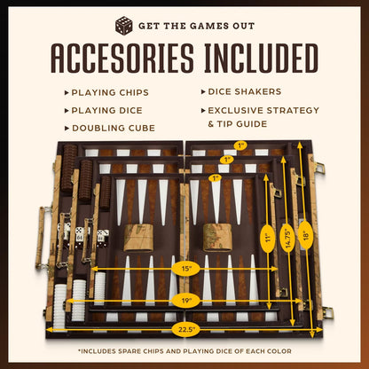 Get The Games Out Top Backgammon Set \u2013 Juegos de Backgammon de...