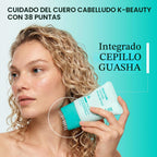 lilyeve SCALPTURN Cica PDRN Suero para el cuero cabelludo con cepil...