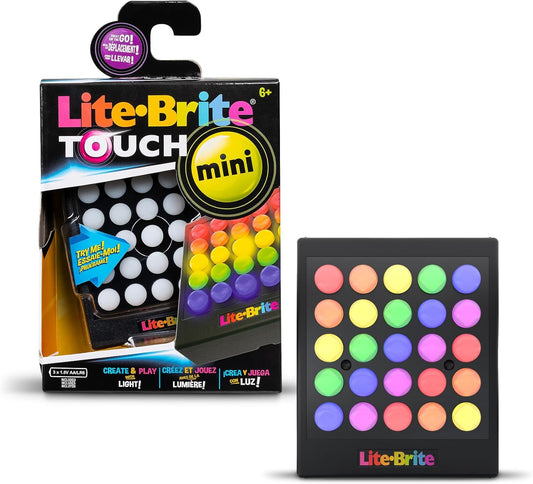 Lite Brite Mini Touch, crea arte con luz, mejora la creatividad, re...