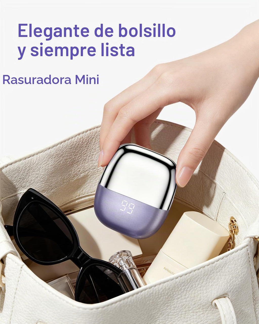 UNIMIKO Afeitadora eléctrica para mujer, impermeable, mini maquinil...