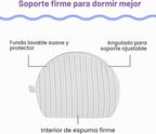 Boppy Almohada de embarazo de cuña, soporte de maternidad compacto...