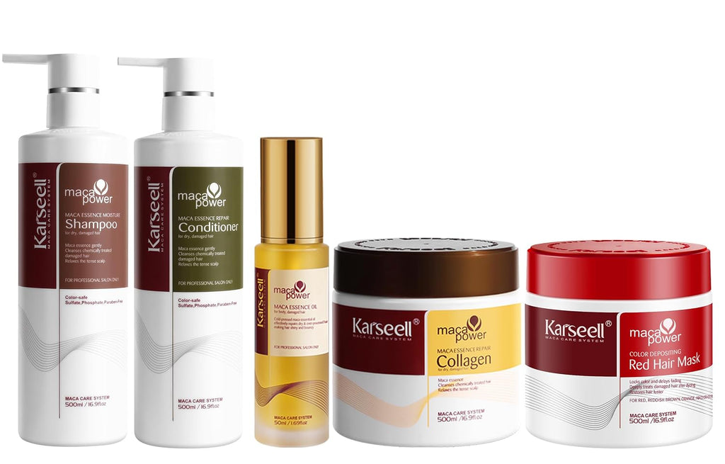 Karseell Set de tratamiento capilar de colágeno con mascarilla capi...