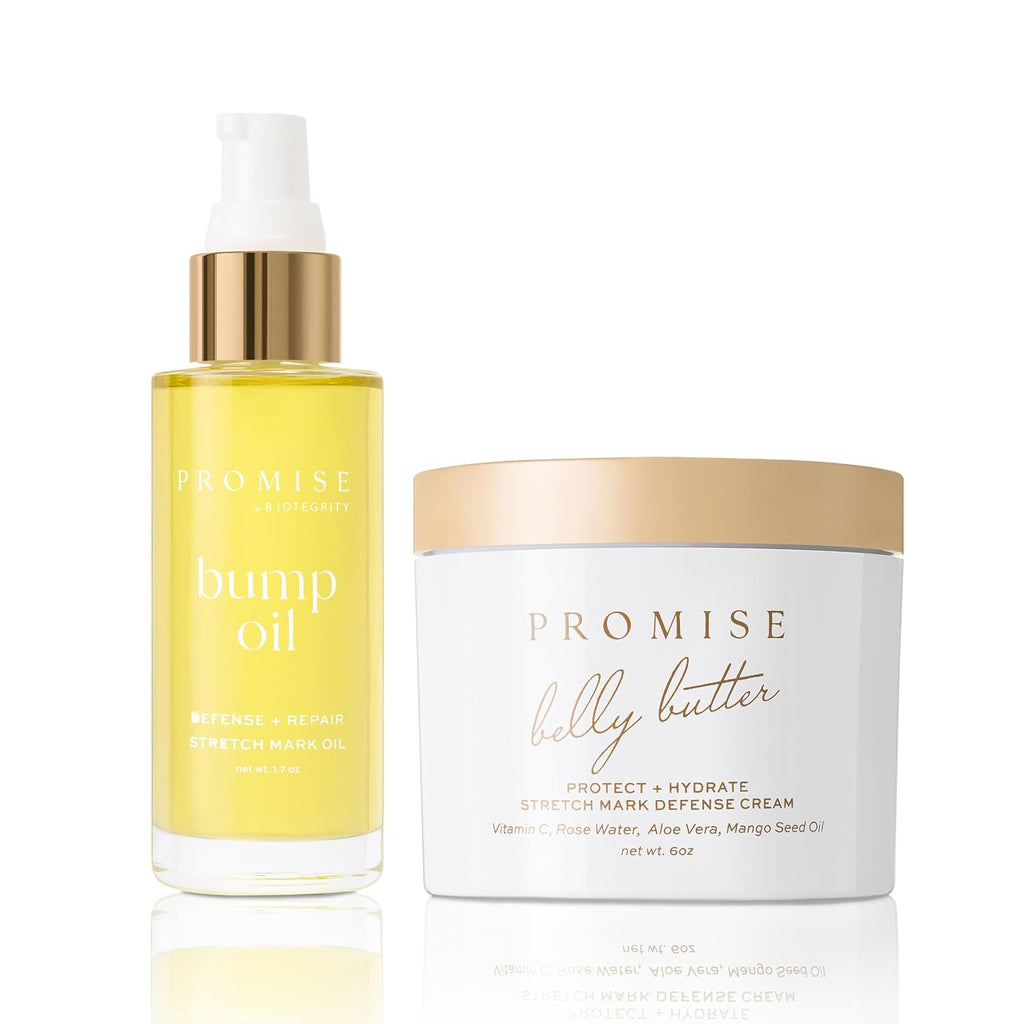 Promise - Kit de prevención de estrías, cicatrices y piel seca, cre...