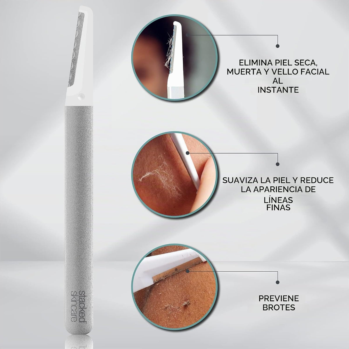 Kit de reemplazo 3 hojas de afeitar para dermaplaning | Tres cuchil...