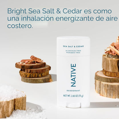 Native Deodorant - Desodorante natural para hombres, desodorante si...