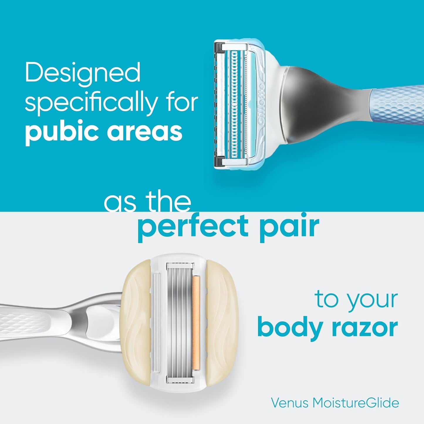 Gillette Venus Juego de afeitado para cabello y piel púbica, maquin...