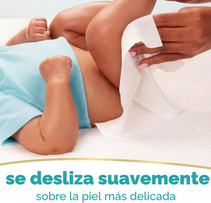 Pampers Toallitas sensibles para bebés, a base de agua, hipoalergén...