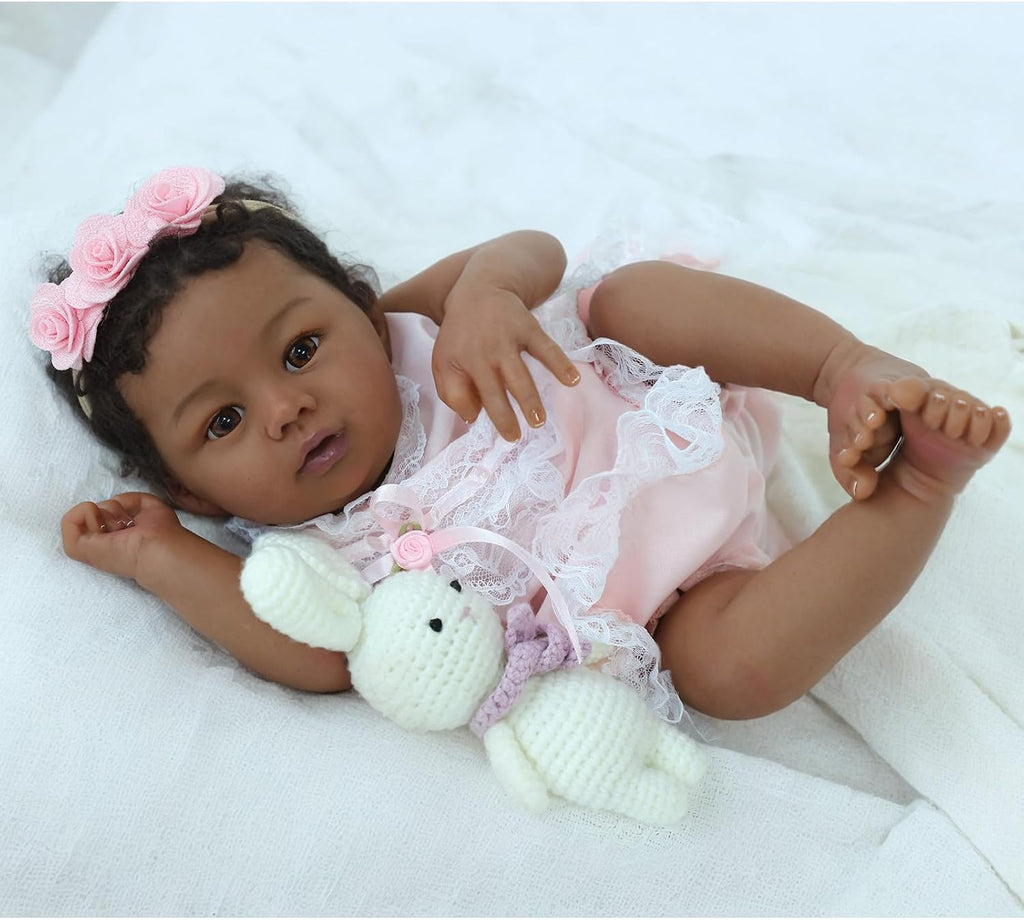 KSBD Muñeca realista Reborn de 18 pulgadas, niña recién nacida | De...