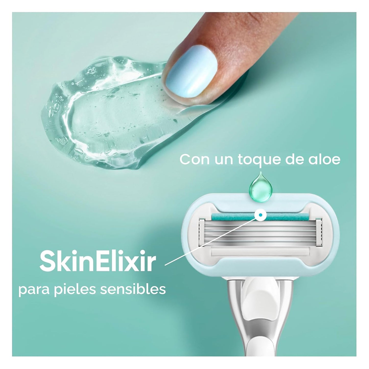 Gillette Venus Recambios de cuchilla de afeitar extra suaves y sens...