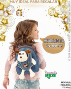 Mochila para niños pequeños Naturally KIDS con. Juguete de peluche...