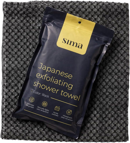 Toalla exfoliante para la cara y el cuerpo - Toalla exfoliante japo...
