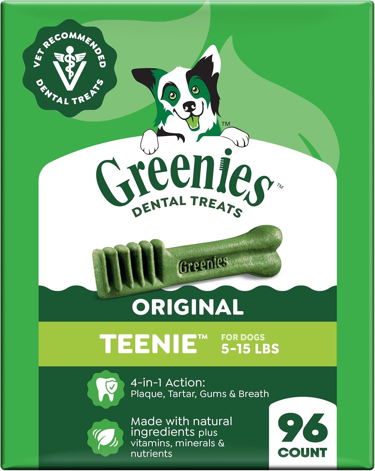 Golosinas naturales recomendadas por veterinarios Greenies para la...