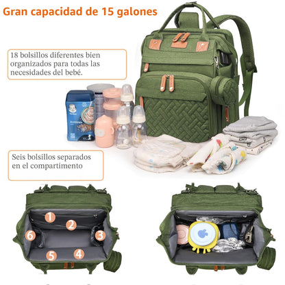 Astro alan Bolsas de pañales para bebé con estación de cambio, moch...