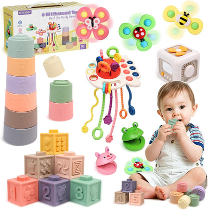 MTTIERY Juguetes para bebés de 6 a 12 meses, juguetes Montessori 6...