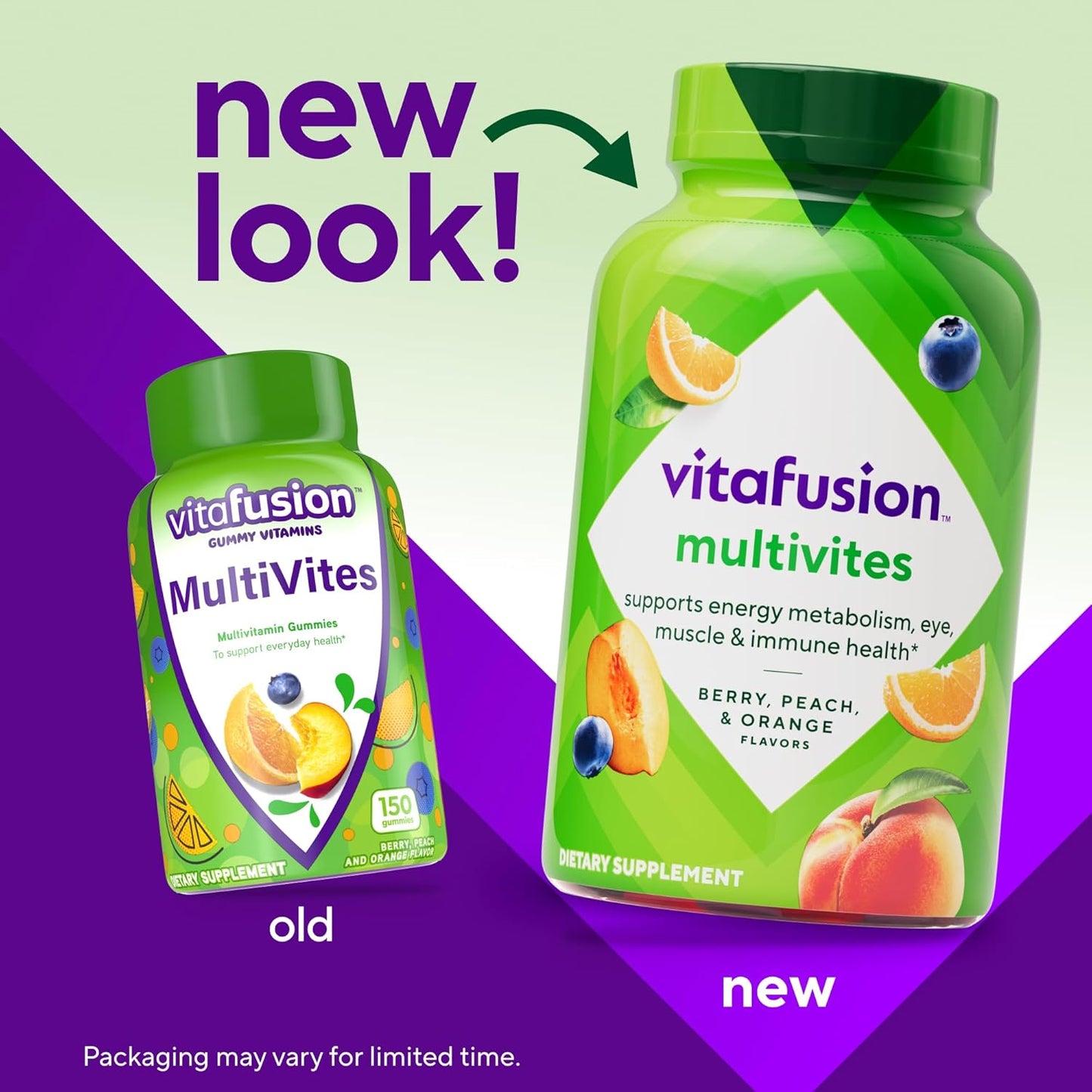 Vitafusion Gomitas de vitaminas para adultos, 120 unidades