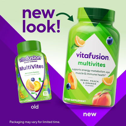 Vitafusion Gomitas de vitaminas para adultos, 120 unidades