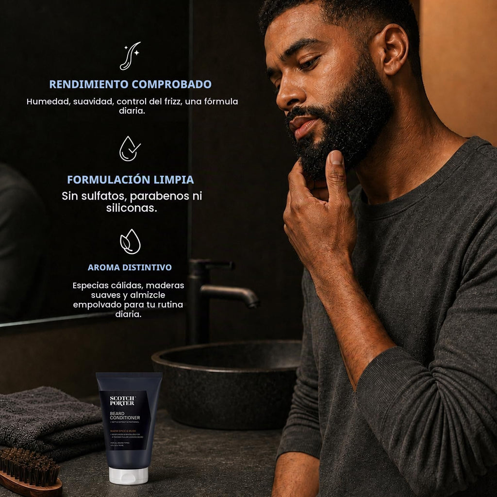 Scotch Porter Hidratar y nutrir el acondicionador de barba para hom...