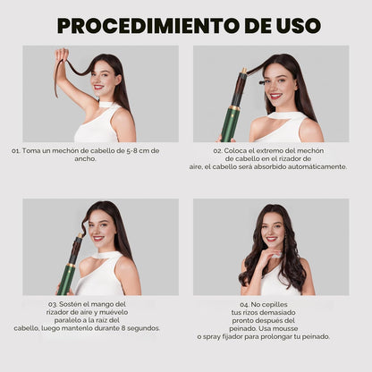 Cepillo secador de pelo 5 en 1, juego de cepillo secador de pelo me...