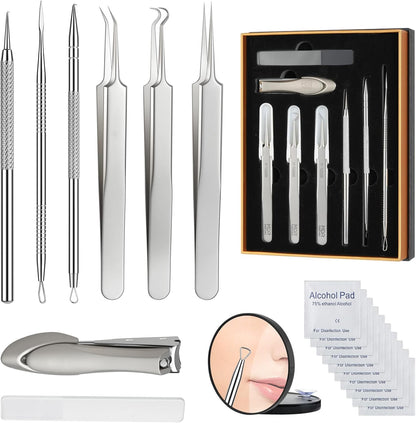 Eliminadores de puntos negros y manchas (plata, 8PCS)