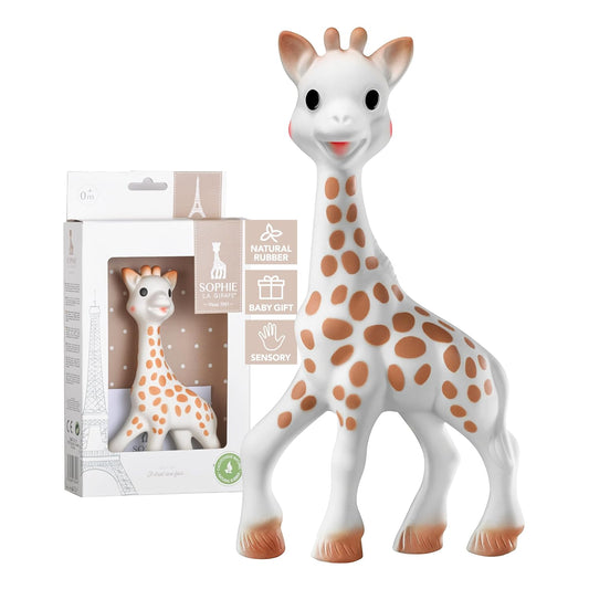 Sophie la girafe | Nacida en París | Desde 1961 | Envase listo para regalo | (616400) | Incluye función de autenticación