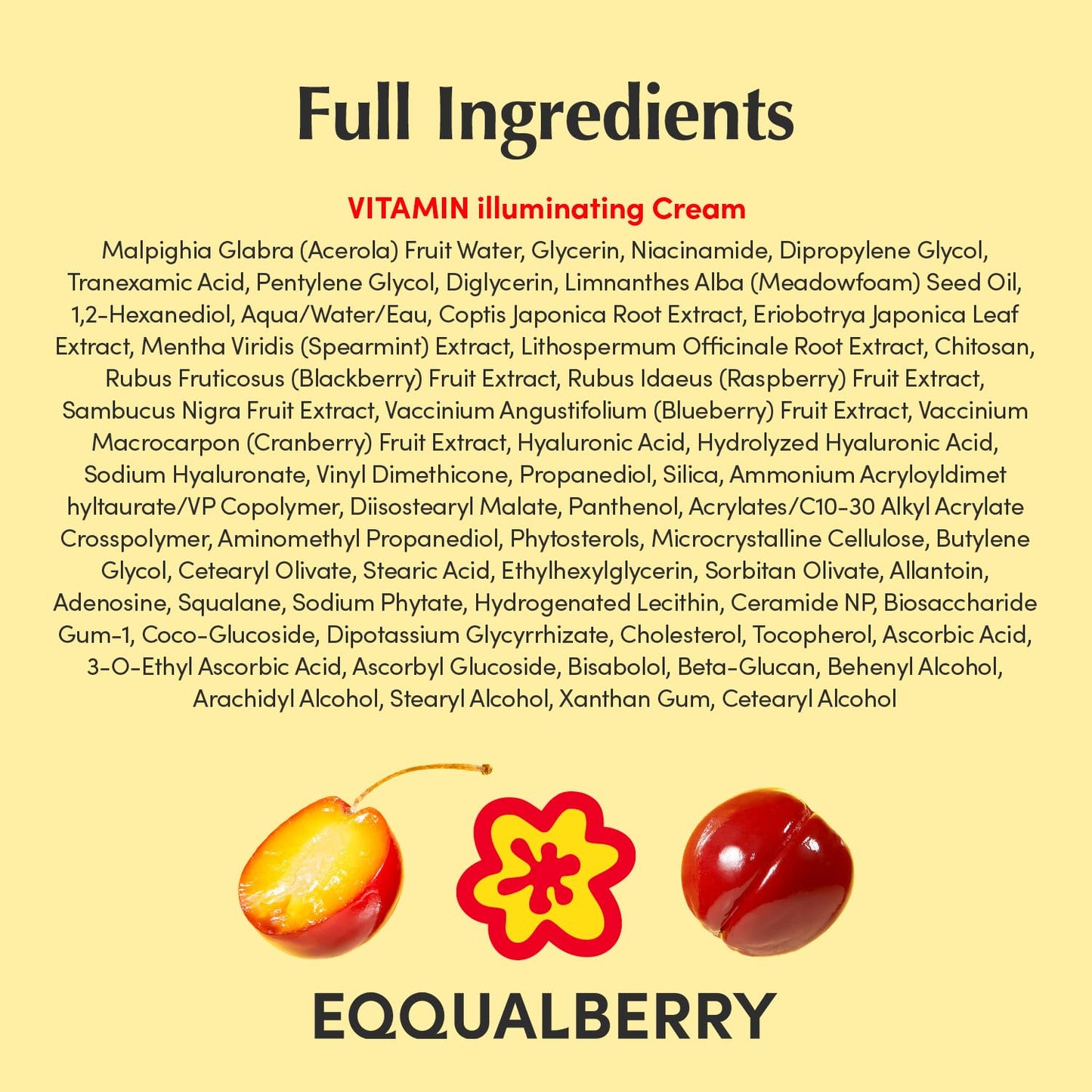 EQQUALBERRY Crema iluminadora de vitaminas, paquete de 2 \u2013 Vit...