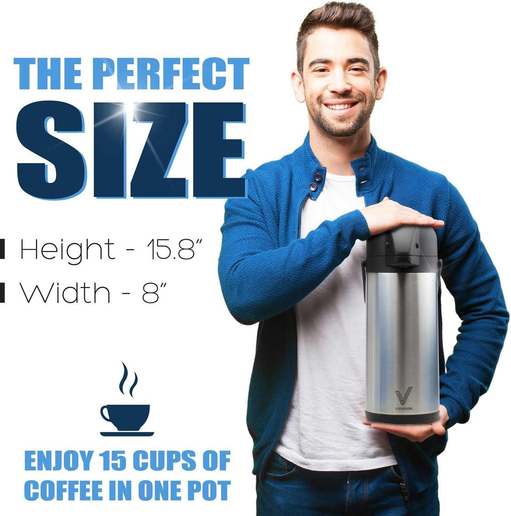 Oferta de un día. Despachador de bebidas térmico, de 102 onzas. Von...