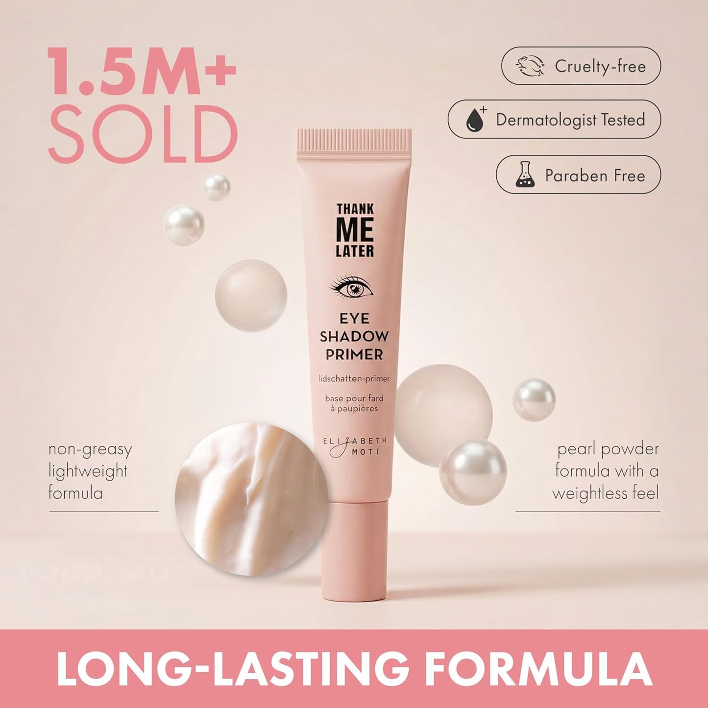 Elizabeth Mott Thank Me Later Primer de Ojos - Base Primer de Sombr...