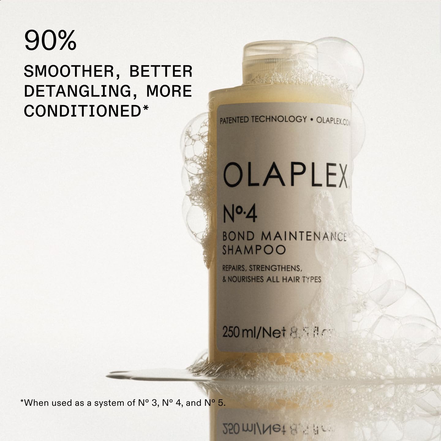 Olaplex Kit de lavado y brillo para el cabello: Nº 4, 5, 7, Set de champú y acondicionador para limpiar, hidratar y controlar el encrespamiento hasta 72 horas, aceite de unión para brillo y