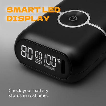 Maquinilla de afeitar eléctrica para hombres, afeitadora portátil con recortador de barba, carga rápida USB-C, IpX7 impermeable húmedo/seco, mini afeitadora de viaje de bolsillo para el hogar
