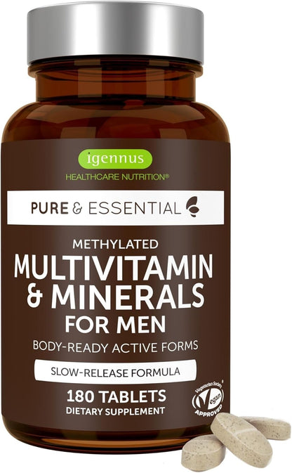 Igennus Multivitamínico Metilado para Hombres con 22 Activos, Entre...
