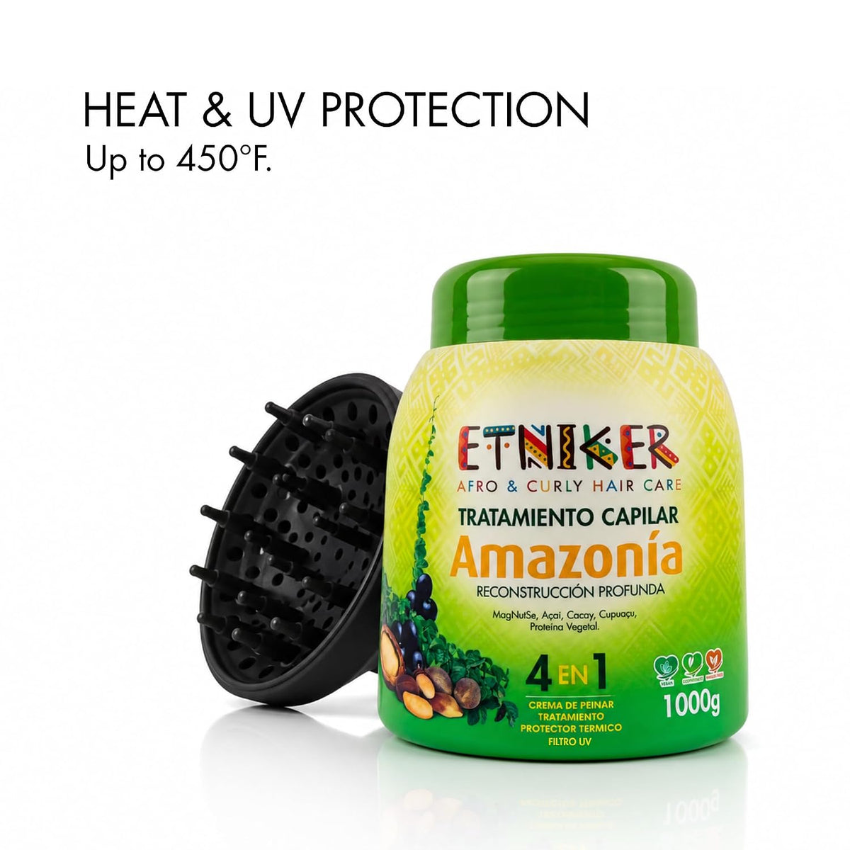Etniker Amazonia Crema para rizos y mascarilla reparadora profunda...