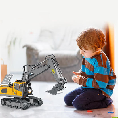 Dwi Dowellin - Excavadora de control remoto juguetes para niños, ex...