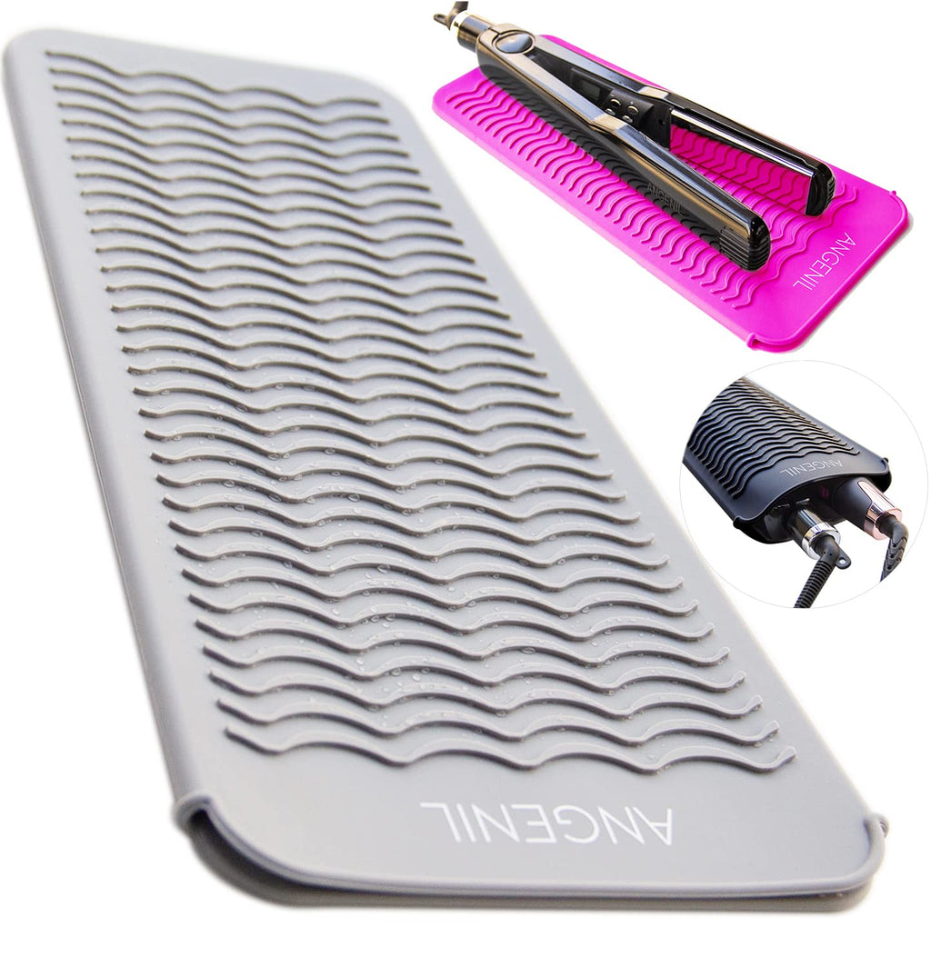 ANGENIL - Alfombrilla profesional de silicona resistente al calor p...