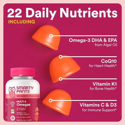 SmartyPants Paquete completo de bienestar para mujer: multivitamíni...