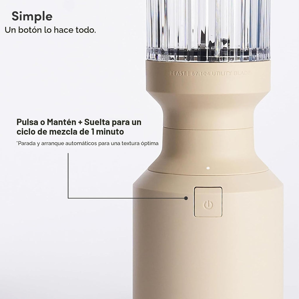 La Bestia Mini Licuadora Plus | Mini licuadora de cocina para encim...
