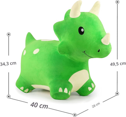 iPlay, iLearn Bouncy Pals - Juguete de dinosaurio triceratops para...