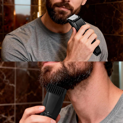 Manscape - Kit de recortadora de barba y cuerpo, IPX7 impermeable 4...