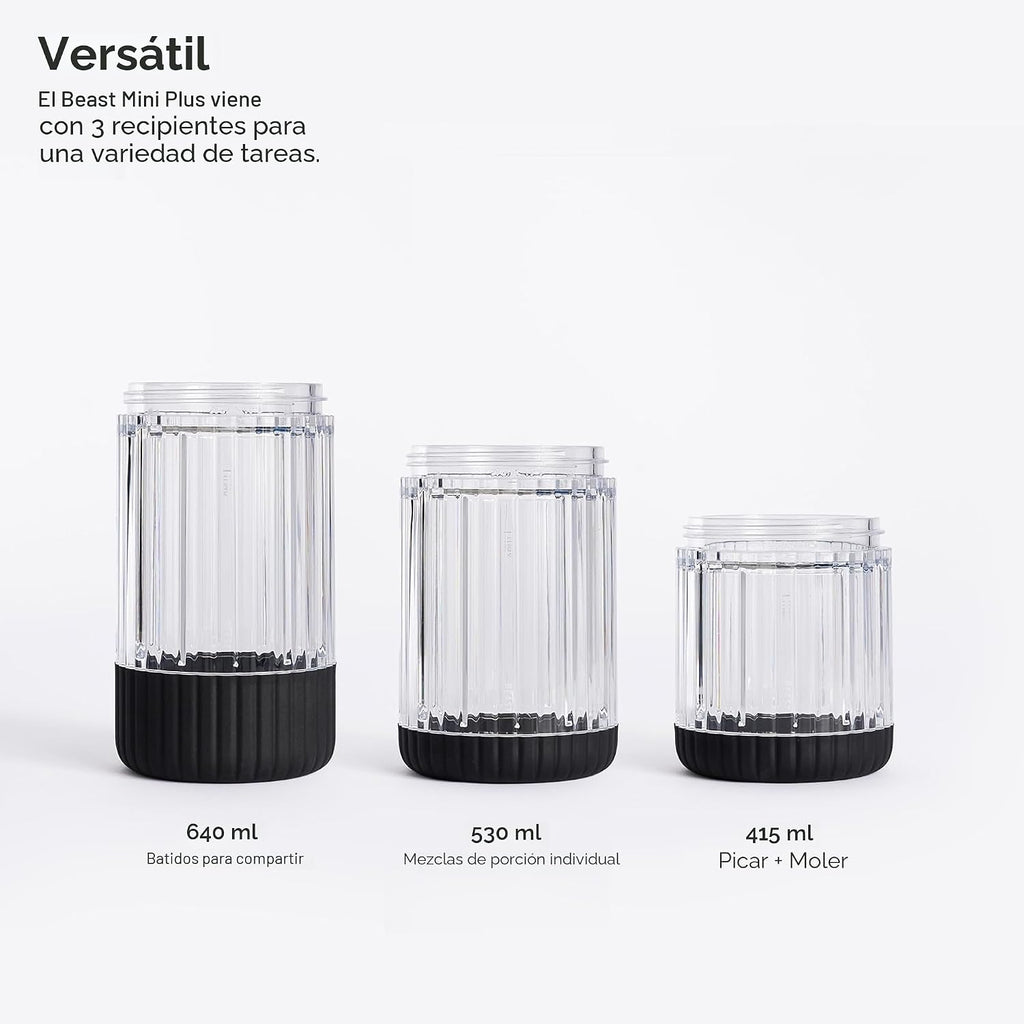 La licuadora mini Beast Plus | Mini licuadora de encimera de cocina...