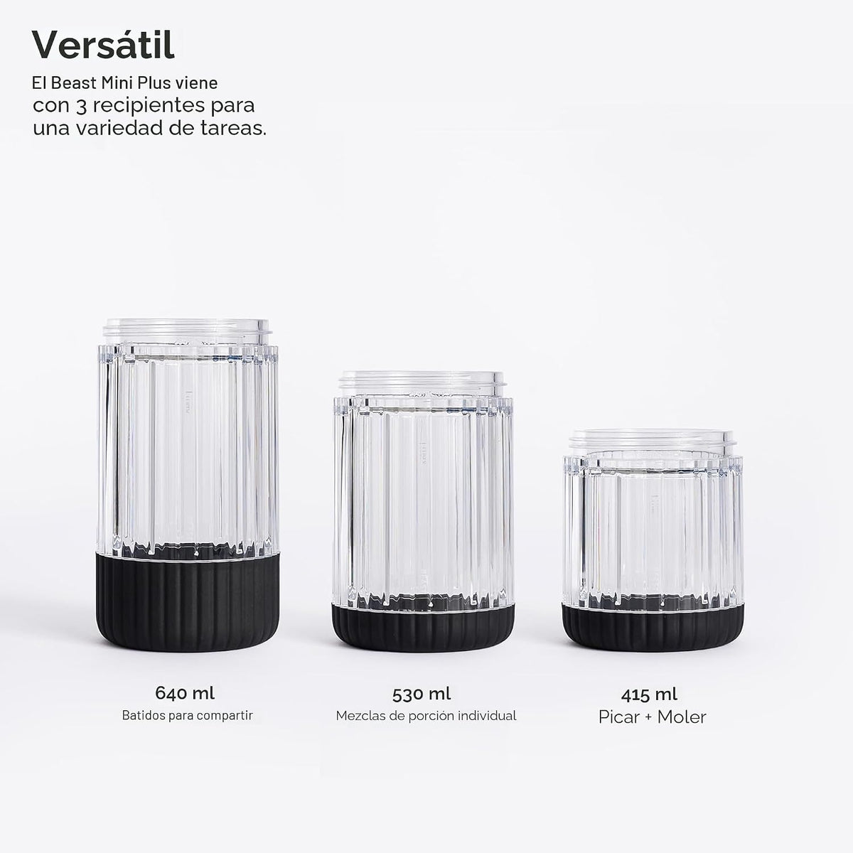 La licuadora mini Beast Plus | Mini licuadora de encimera de cocina...