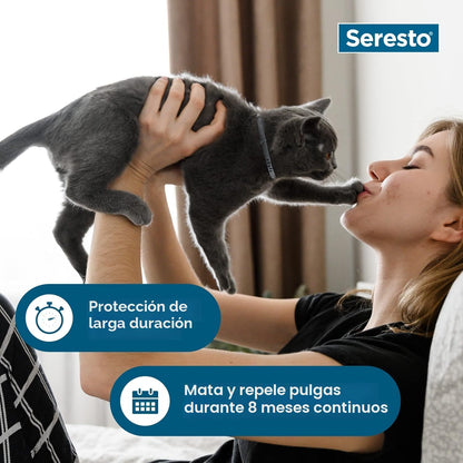 Seresto Collar para tratamiento y prevención de pulgas y garrapatas...