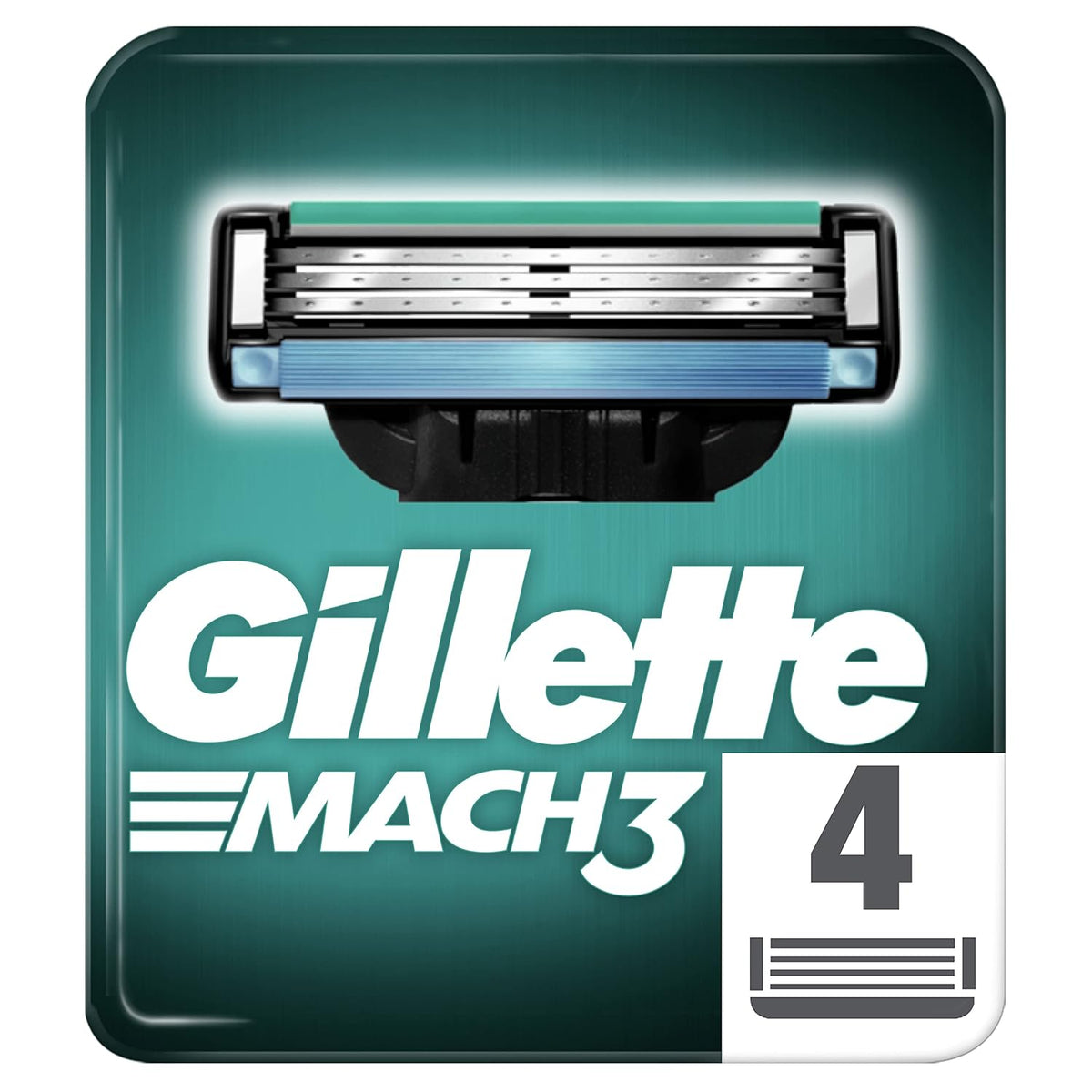 Gillette Mach3 - Cuchillas de repuesto para hombre, el embalaje pue...