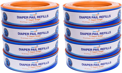 ChoiceRefill Compatible con cubos Diaper Genie, paquete de 8, 2600...